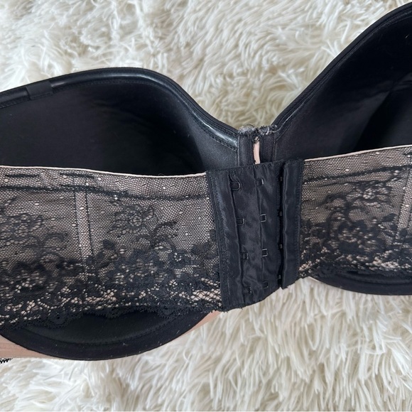Torrid Sensuous Bra Collection Black Lace Strapless Bra Size 44DDD - Picture 4 of 6